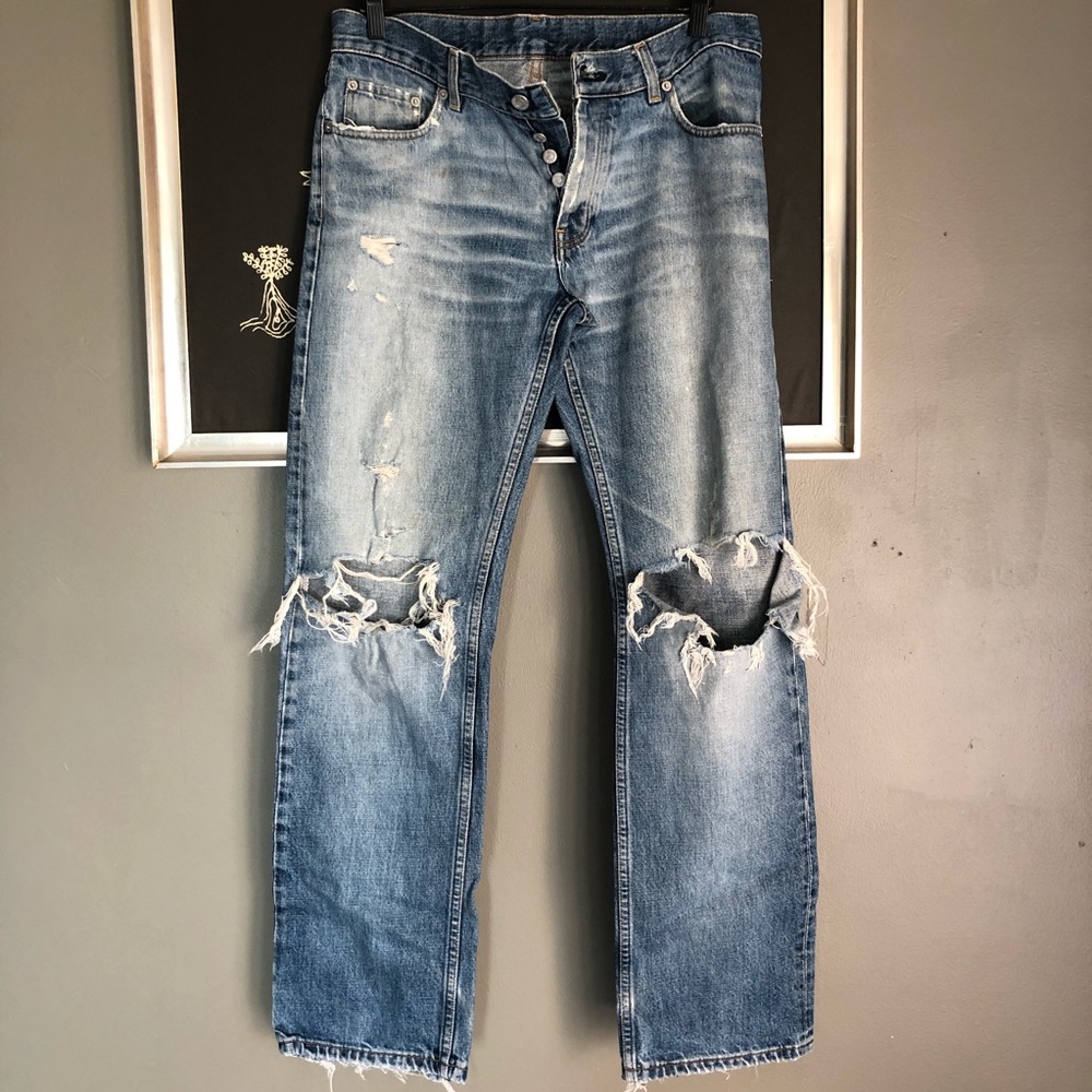 Helmut Lang Distressed Jeans